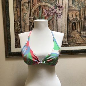 Sofia by Vix Swimming Top Bra Floral Blue